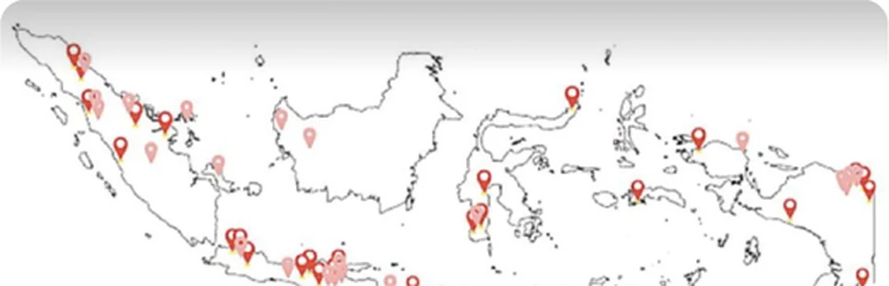 Sebaran Gereja Kristen Kalam Kudus di Indonesia