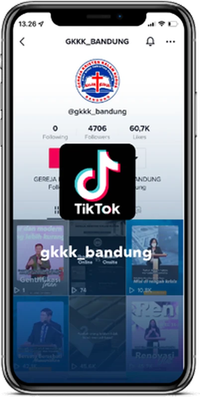 Tampilan Tiktok GKKK Bandung